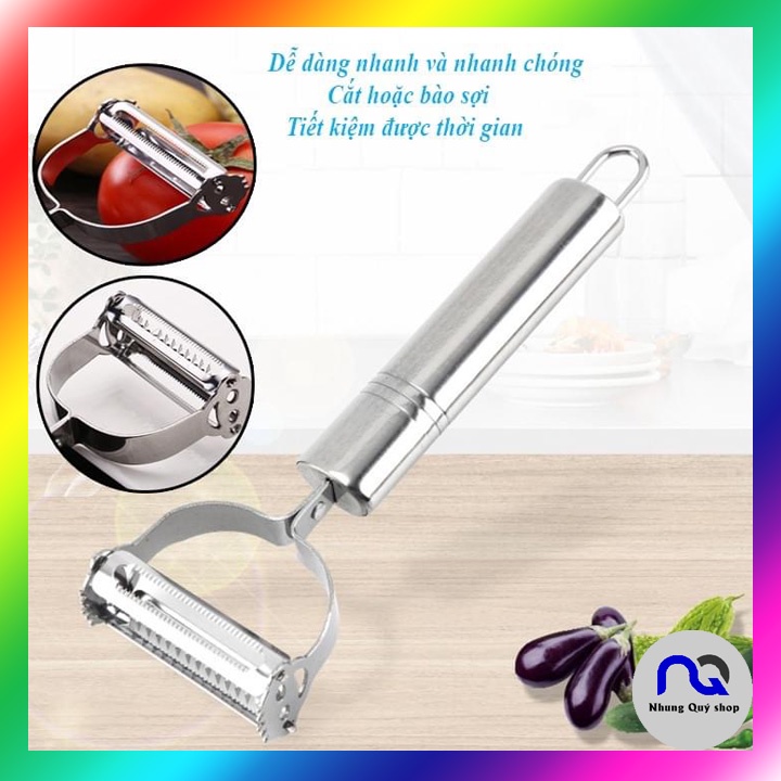 Nạo rau củ quả bằng inox đa năng tiện lợi và dễ sử dụng