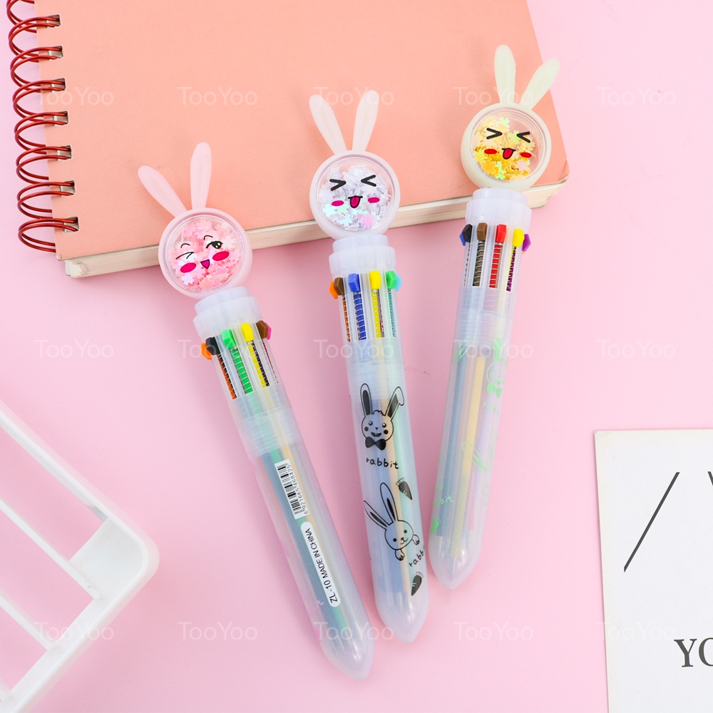 Bút bi nhiều ngòi hình thỏ dễ thương cute TooYoo TY0009