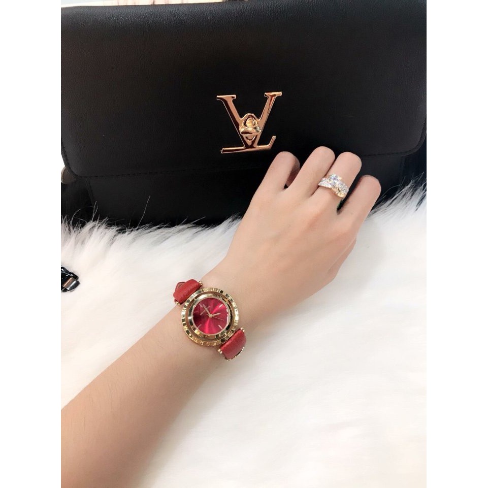 Michael kors dây da mặt xoay