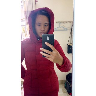 Áo khoác phao dáng dài - hàng nhập