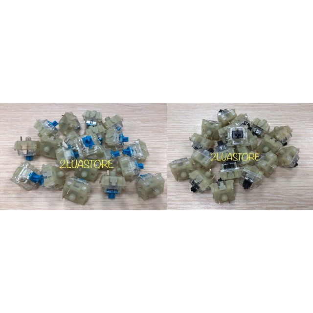 Cherry Switch RGB cho bàn phím cơ (Blue Clicky và Black Linear)