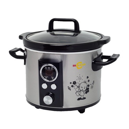 Nồi Hầm Chậm Nấu Cháo Tự Động Điện Tử BBcooker DS25 2.5 Lít (Có thể kho cá, kho thịt)