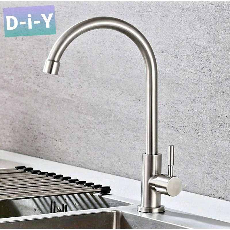 VÒI RỬA CHÉN LẠNH INOX 304, LOẠI INOX BỀ MẶT ĐẸP