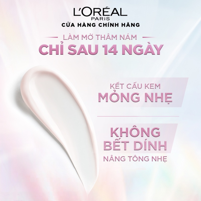 Bộ Serum &amp; Kem đêm sáng da tức thì Glycolic Bright L'Oreal Paris 15ml