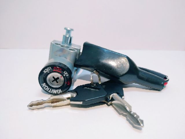 Ổ Khóa máy xe Dream Thái chìa +hiệu VƯƠNG NIỆM