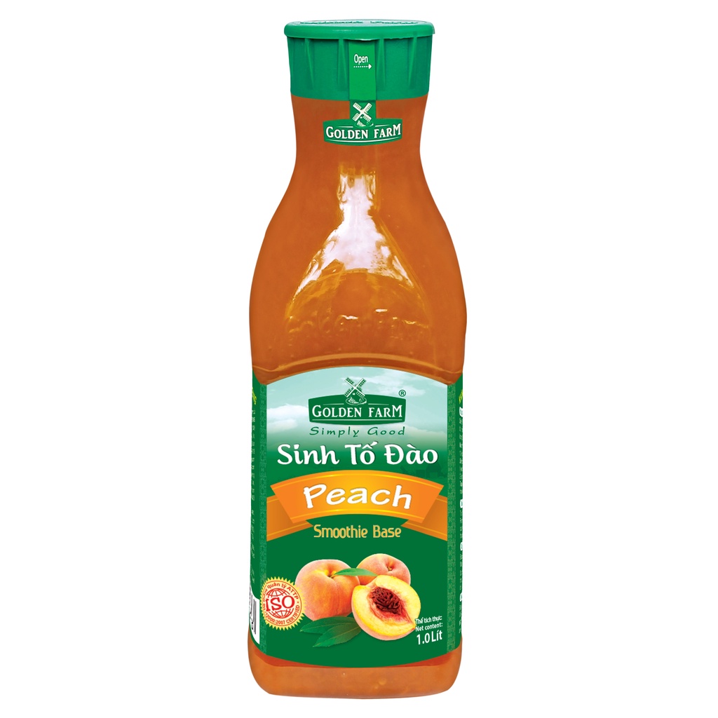 Sinh Tố Đào 1000ml – Golden Farm