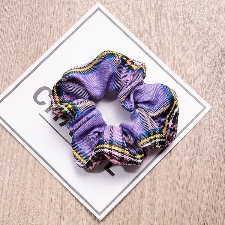 Dây buộc tóc kẻ sọc thời trang retro Hàn Quốc D0630088