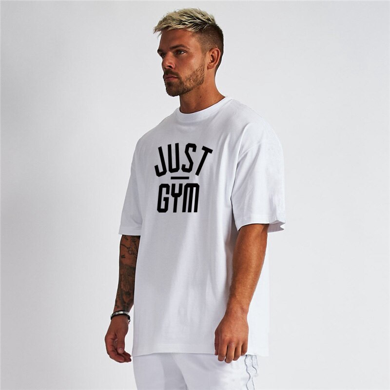 Áo thun nam bằng cotton thiết kế tay ngắn in họa tiết chữ thời trang