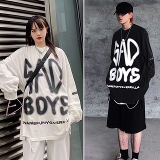 Áo thun dài tay phom rông unisex SAD BOY chát thun dày đẹp giá rẻ (Sỉ từ 5sp bất kì)