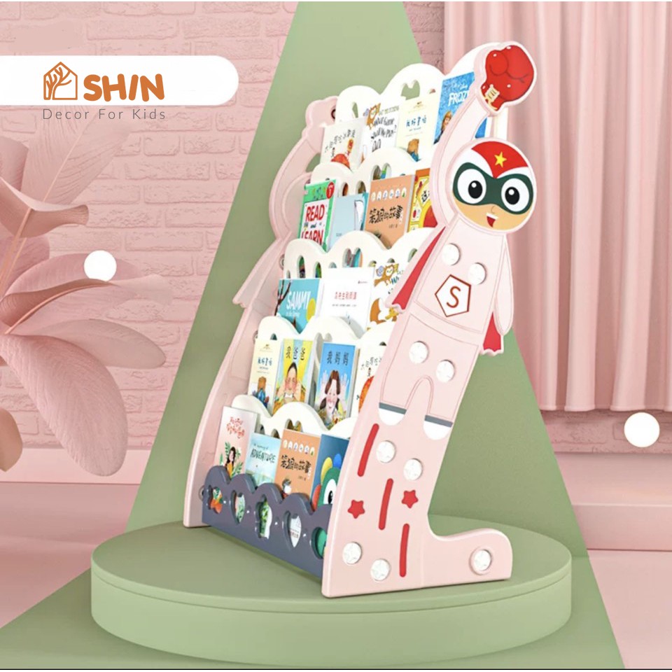 Kệ sách trẻ em siêu nhân
