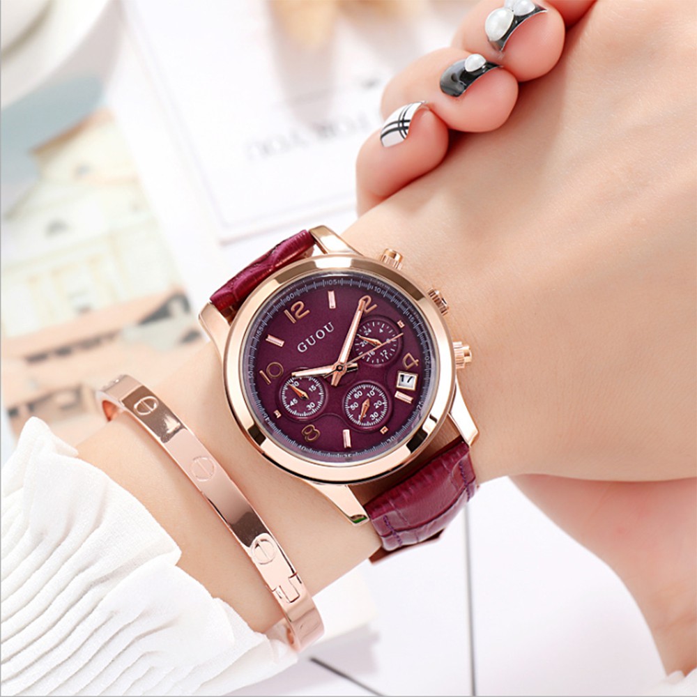 Đồng Hồ Nữ Guou GU001