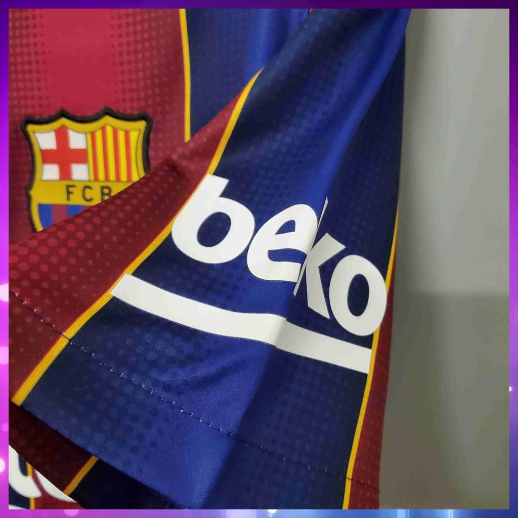 Áo Bóng Đá Barca Sân Nhà 20/21 Vải Thái Xin - Áo Đá Banh Đẹp