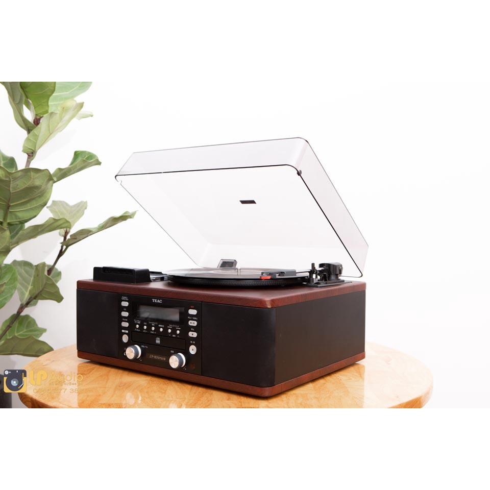 MÁY ĐĨA THAN VINYL LP-R550USB màu nâu