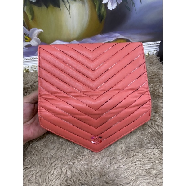 Ví màu hồng cam san hô size 19