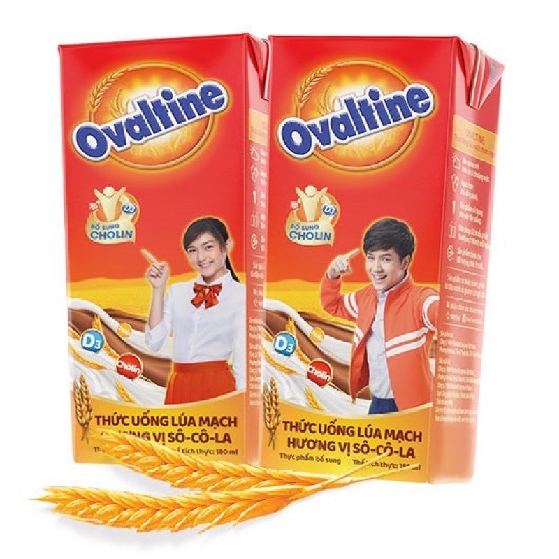 Thùng 48 hộp sữa Ovaltine 170ml