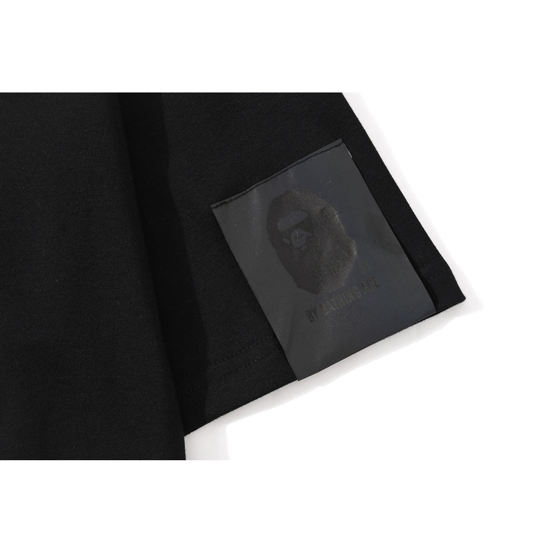 Áo Tee Bape Print Hologram SS22, Áo Thun Bape T-Shirt phản quang Flash, chất liệu Cotton, màu đen BapeVN