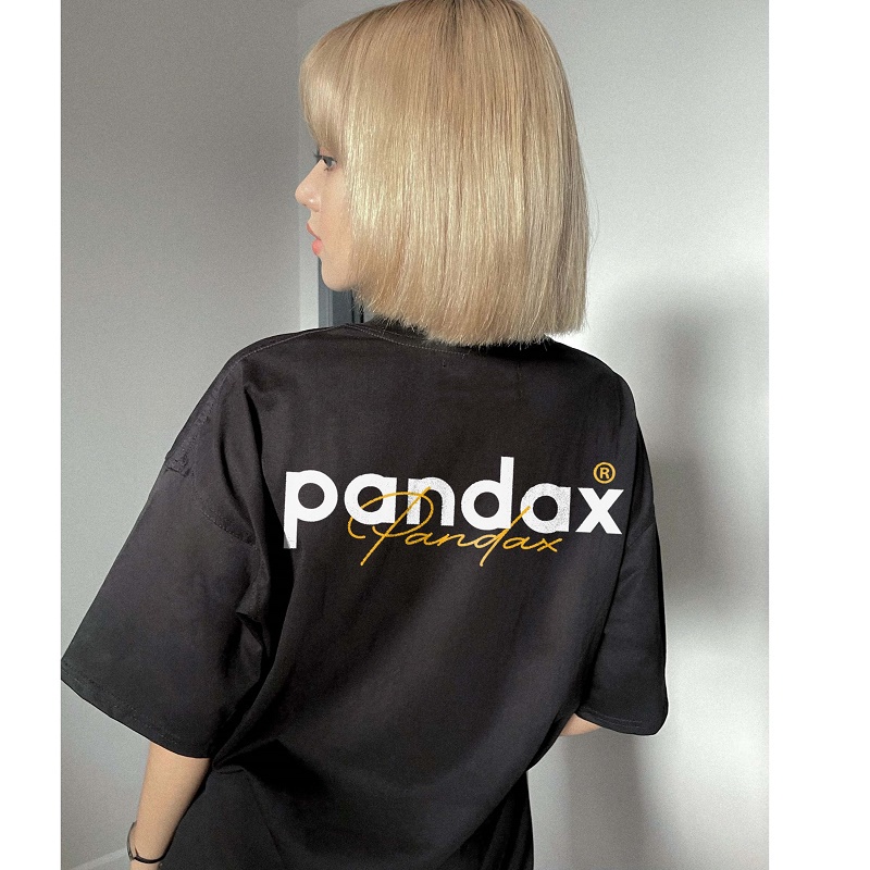 Áo thun tay lỡ PANDAX phông Unisex nam nữ Premium Cotton oversize form rộng BASIC LOGO [ Full Box ] | BigBuy360 - bigbuy360.vn