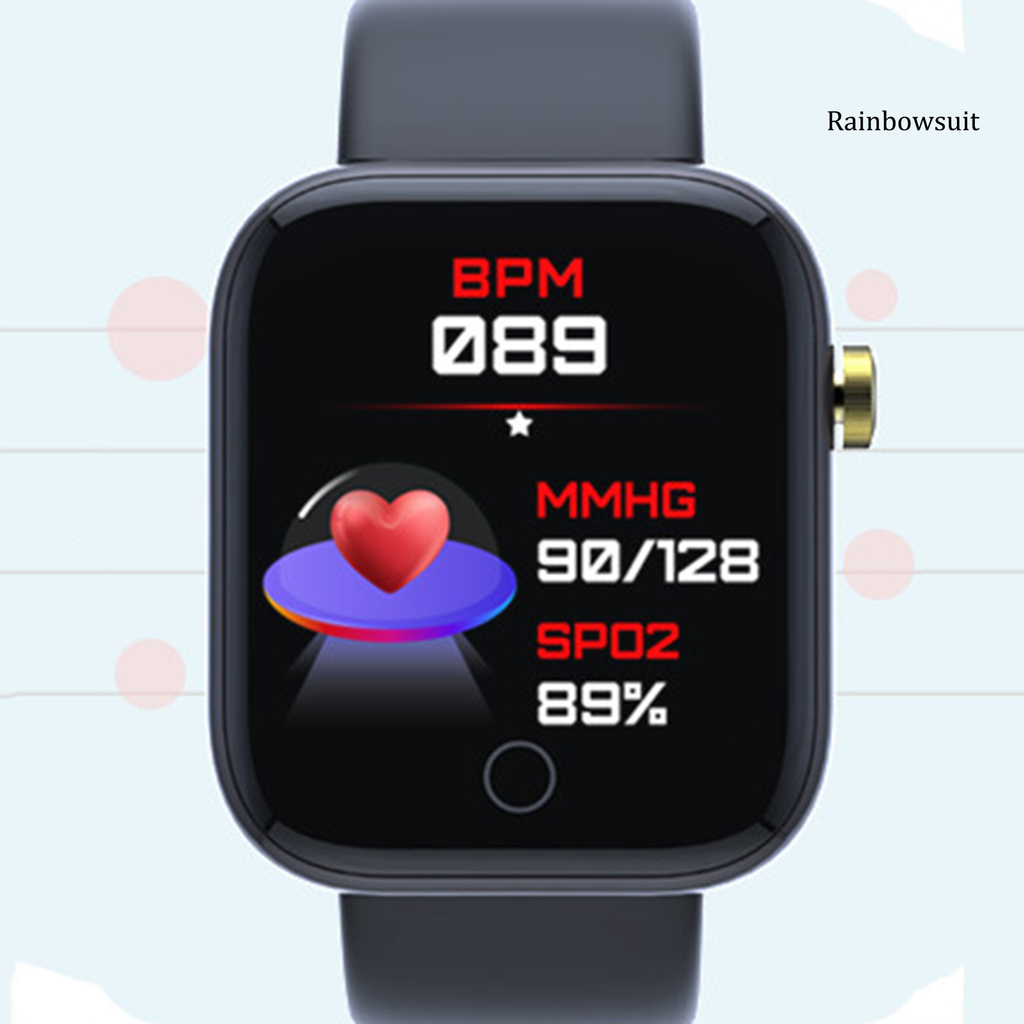 Đồng Hồ Thông Minh Theo Dõi Sức Khỏe Bằng Kim Loại Tpu Có Thể Sạc Lại