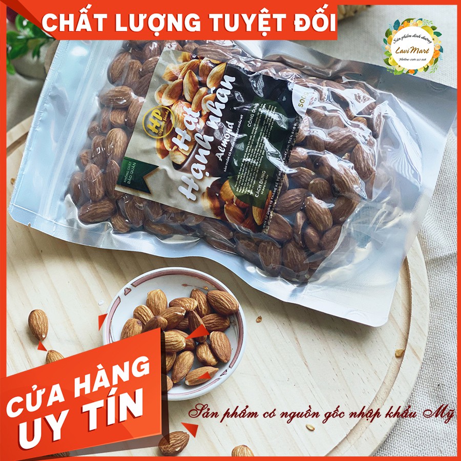 Hạt Hạnh Nhân Rang Mỹ [LOẠI ĐÃ TÁCH VỎ SIÊU VIP], Cam Kết NHẬP KHẨU MỸ Chính Hãng, Hàng Có Sẵn tại L