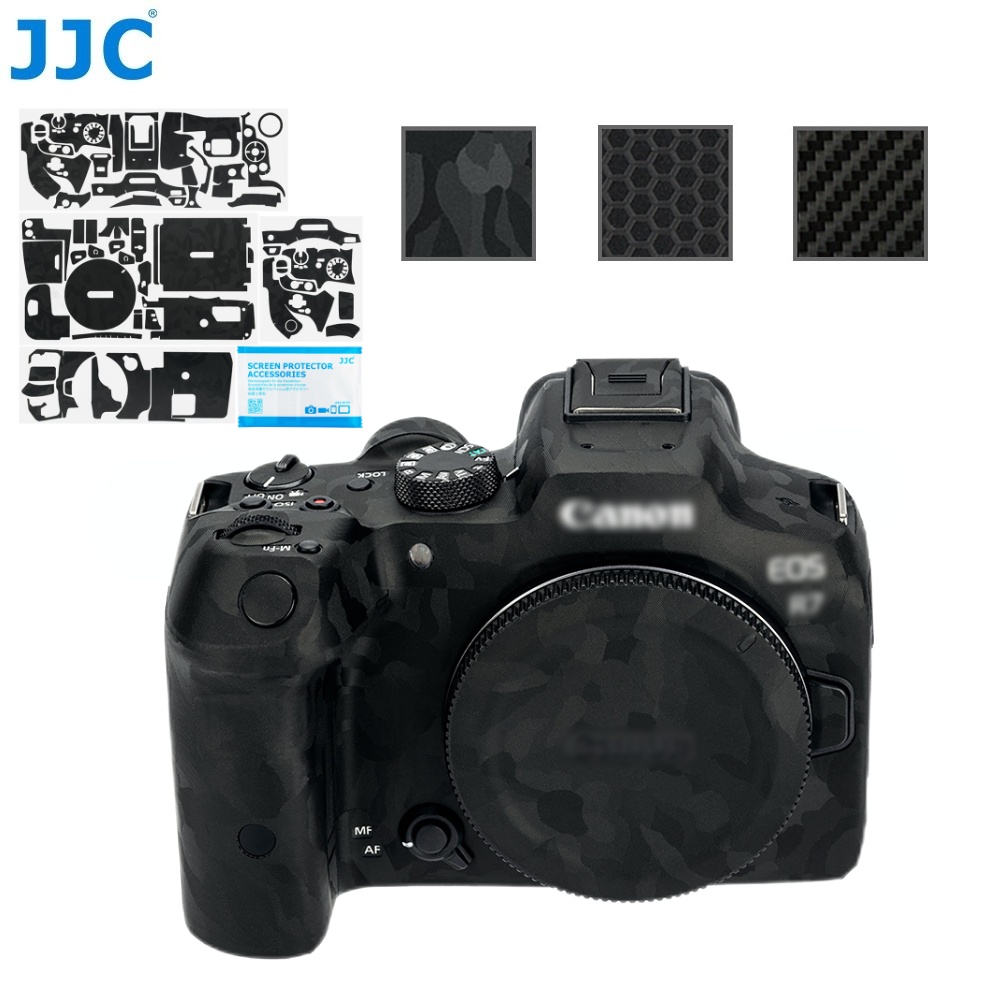 Miếng dán JJC chống trầy xước trang trí không dày 3M bảo vệ máy ảnh Canon EOS R7