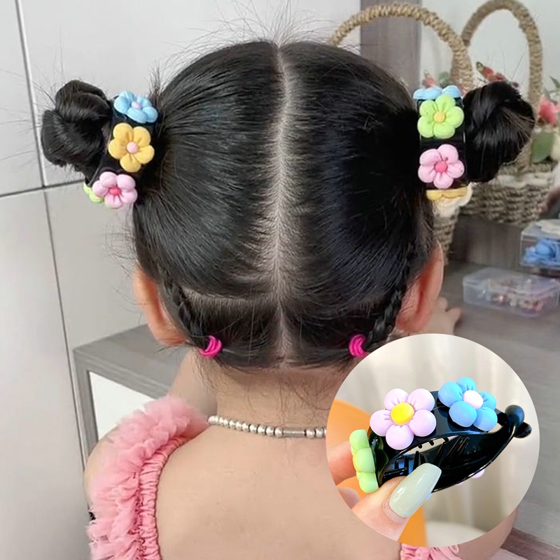 Kẹp Tóc Hình Hoạt Hình Nhiều Màu Sắc Dễ Thương Cho Bé Gái
