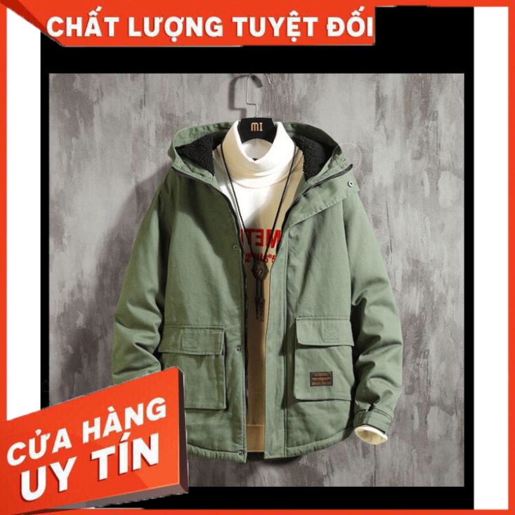 ÁO KHOÁC KAKI LÓT LÔNG CỨU TOÀN ÁO NAM MỚI NHẤT NĂM SIÊU PHẨM LÀ ĐÂY - Hàng nhập khẩu