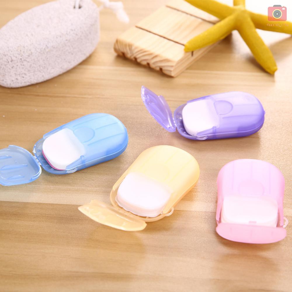 Hộp 20 xà phòng giấy Mini dùng một lần tiện dụng | BigBuy360 - bigbuy360.vn