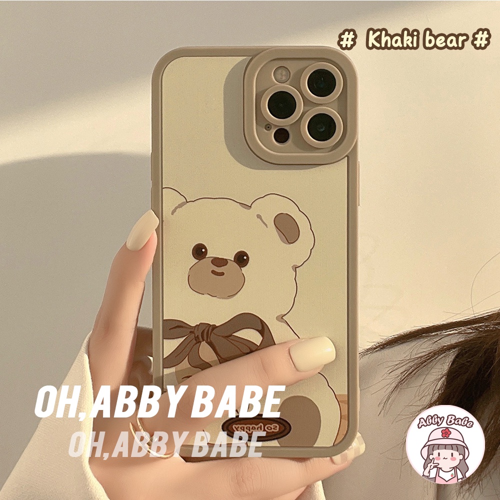 Ốp Điện Thoại TPU Mềm Mỏng Chống Sốc In Hình Gấu Hoạt Hình Cho IP 13 12 11 Pro Max XR 8 7 Plus