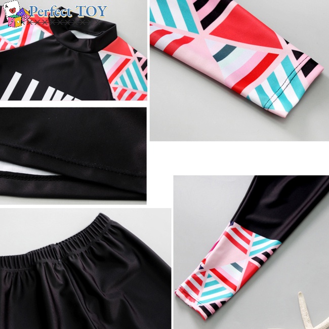 Bộ Đồ Bơi Tay Dài Chống Nắng Nhanh Khô Cho Bé