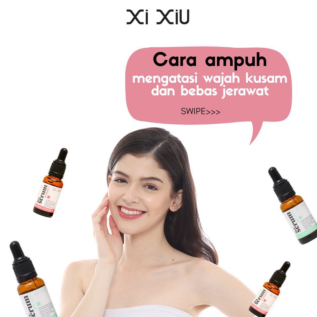 (hàng Mới Về) Serum Xiu Chứa Vitamin C & Trị Mụn Trứng Cá Bpom