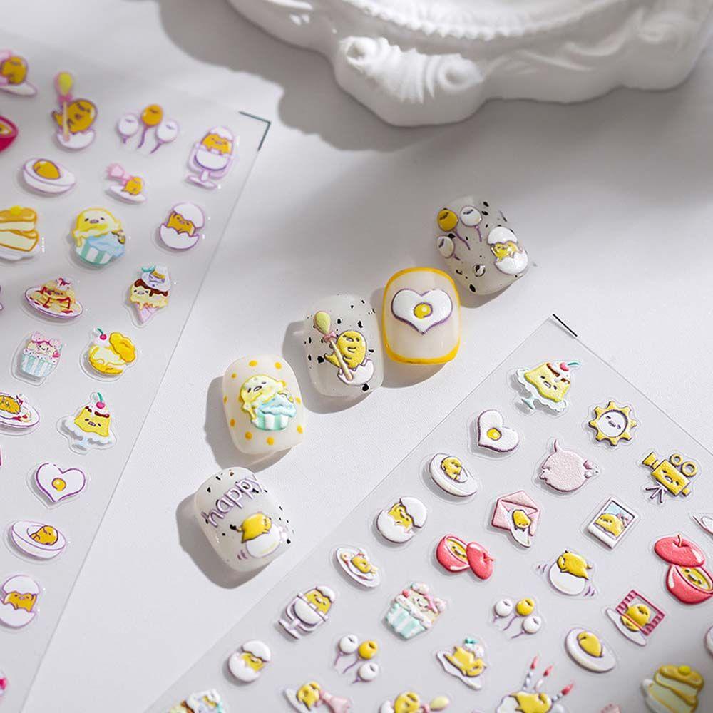 Miếng Dán Móng Tay Tự Dính Họa Tiết Phi Hành Gia Dành Cho Nữ