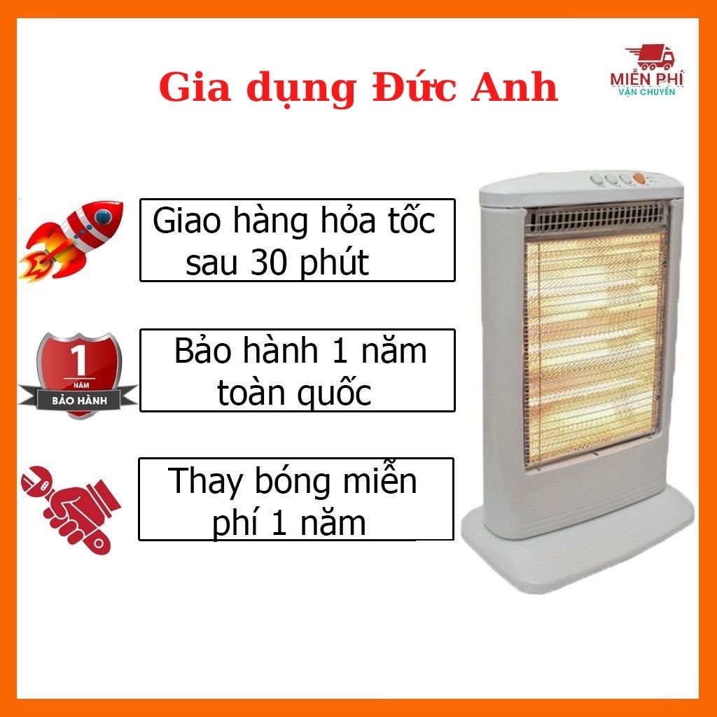 Quạt sưởi Nova, Đèn sưởi Nova, Đèn sưởi Halogen không gây khô da thân thiện môi trường