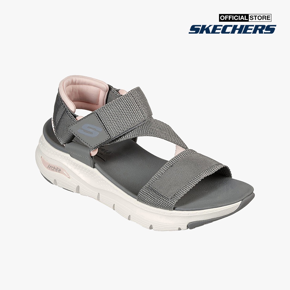 SKECHERS - Giày sandals nữ quai ngang Arch Fit Pop Retro 119246-GYPK