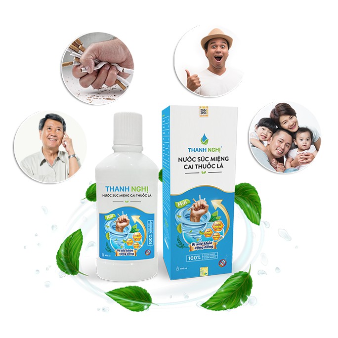 [Freeship] Nước Súc Miệng Cai Thuốc Lá Thanh Nghị ( Cai dứt điểm sau 1 liệu trình)