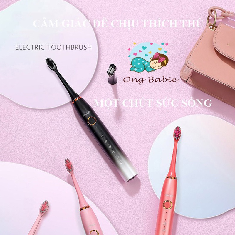 Bàn Chải Đánh Răng Điện Chống Thấm Nước IPX7 Cho JIALAIYA B002
