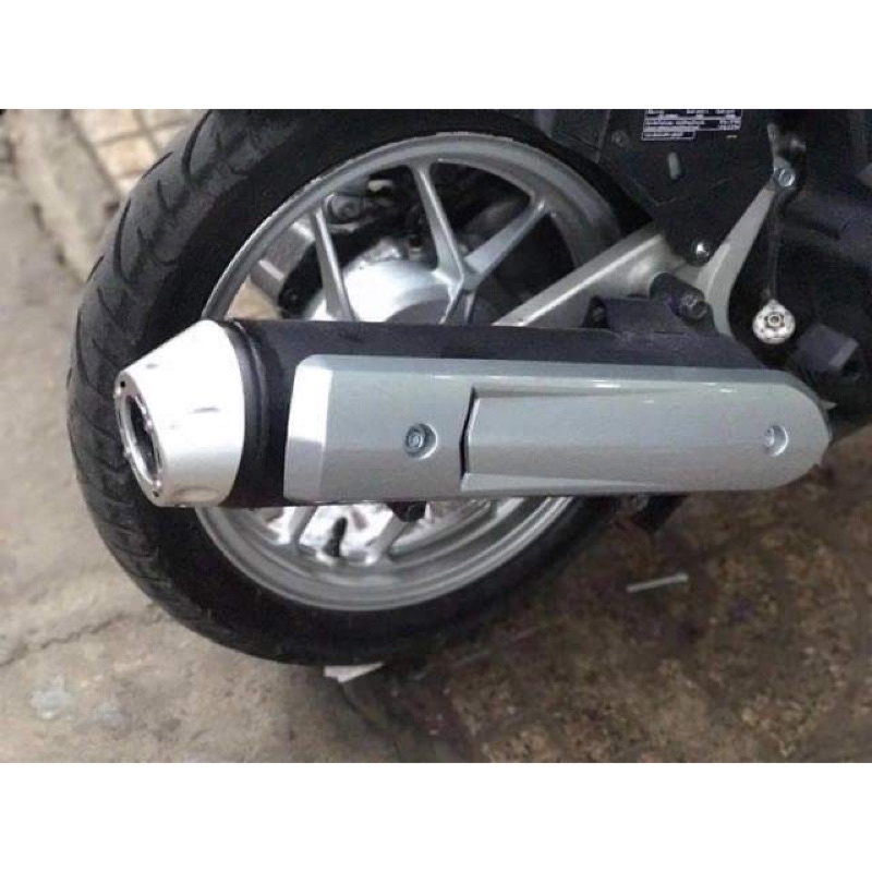 Đít bô nhôm , chụp bô nhôm gắn trực tiếp cho click , vario 2015 -2017 , end muffer for exhuast vario , click