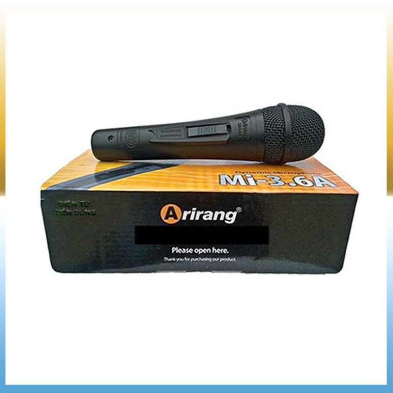 Micro Arirang Mi 3.6A chân mic 6.5 dây nhỏ bảo hành đổi mới