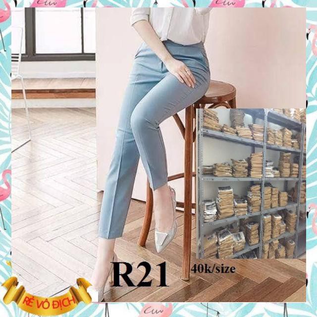 Rập giấy mẫu R21 (rập quần âu nữ)