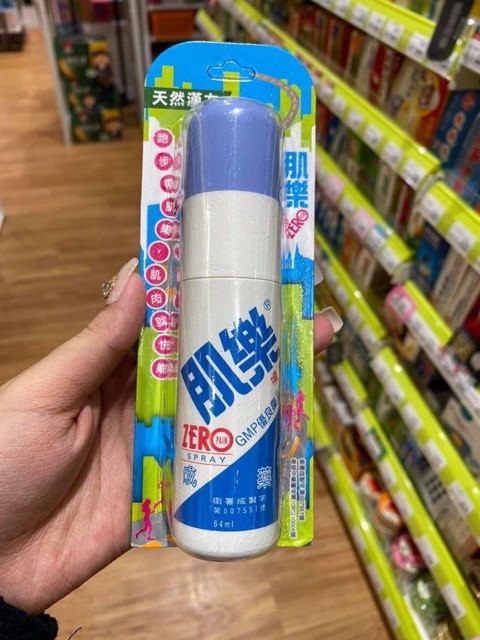 Dầu lạnh Đài Loan Zero pain spray chai xịt