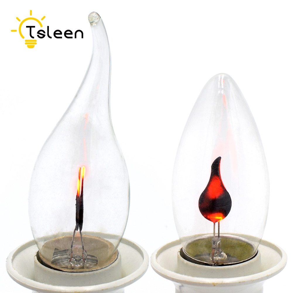 Bóng đèn led e14 / e27 hình ngọn lửa trang trí tiệc