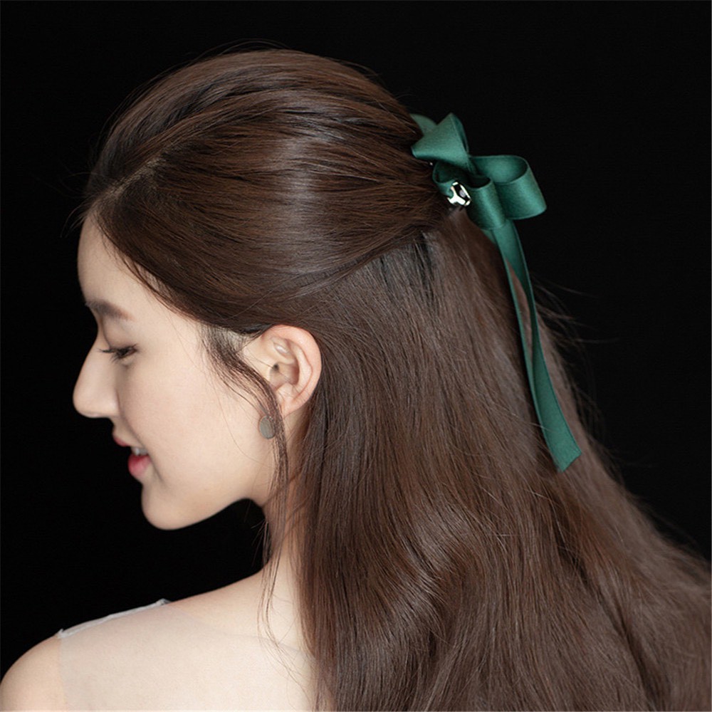 Kẹp tóc thắt nơ xinh xắn phong cách Hàn Quốc DOLLYSECRET 210