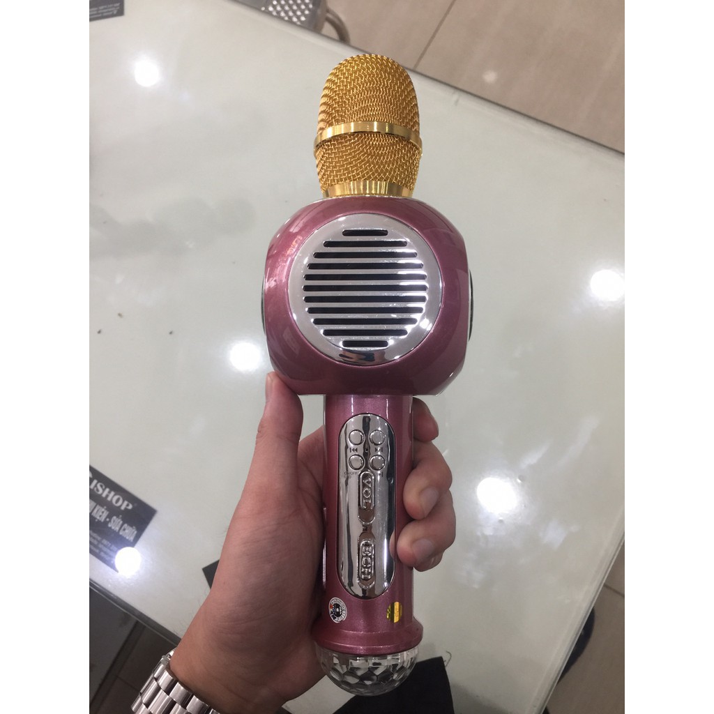 ⚡Giá Gốc⚡ Micro karaoke bluetooth M8 míc hát tích hợp loa bluetooth tiện lợi Cao cấp