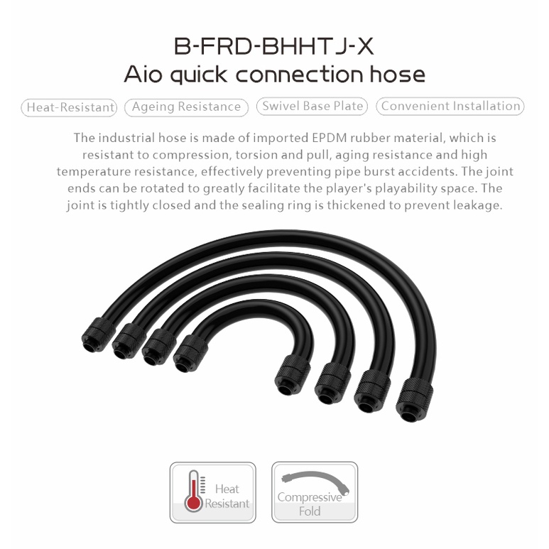 Khối Làm Mát Máy Tính Xoay 360 Độ Bykski G1 / 4 '' B-FRD-Bhtj-X