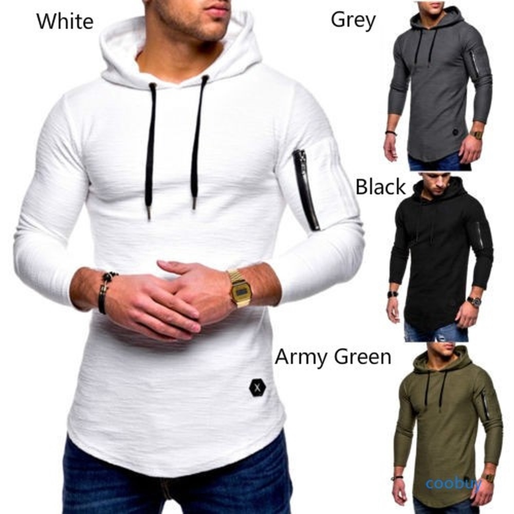 Áo Hoodie tập gym có khóa kéo