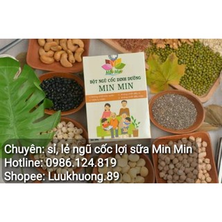 Ngũ cốc lợi sữa Min Min (Combo 2 hộp)