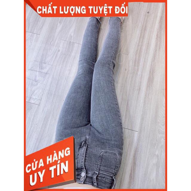[Mã WASTMAY giảm 15% tối đa 30K đơn 150K] QUẦN JEANS ÔM ĐÁY CAO TÚI U cạp 2 nút- ảnh thật shop chụp | BigBuy360 - bigbuy360.vn