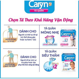 Tã quần Caryn M32 [ Tặng thêm 2 miếng]  mỏng nhẹ chống tràn
