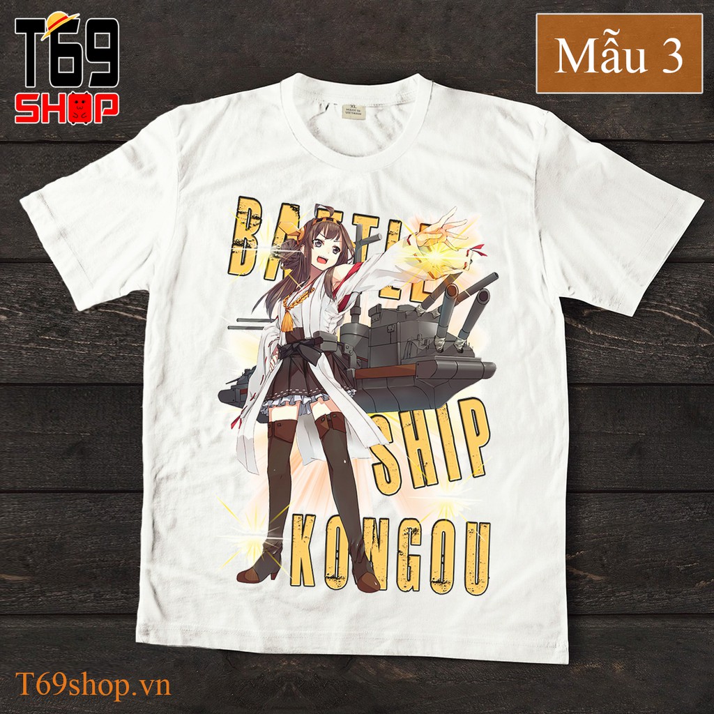 Áo thun anime Kantai Collection (Có nhiều mẫu)