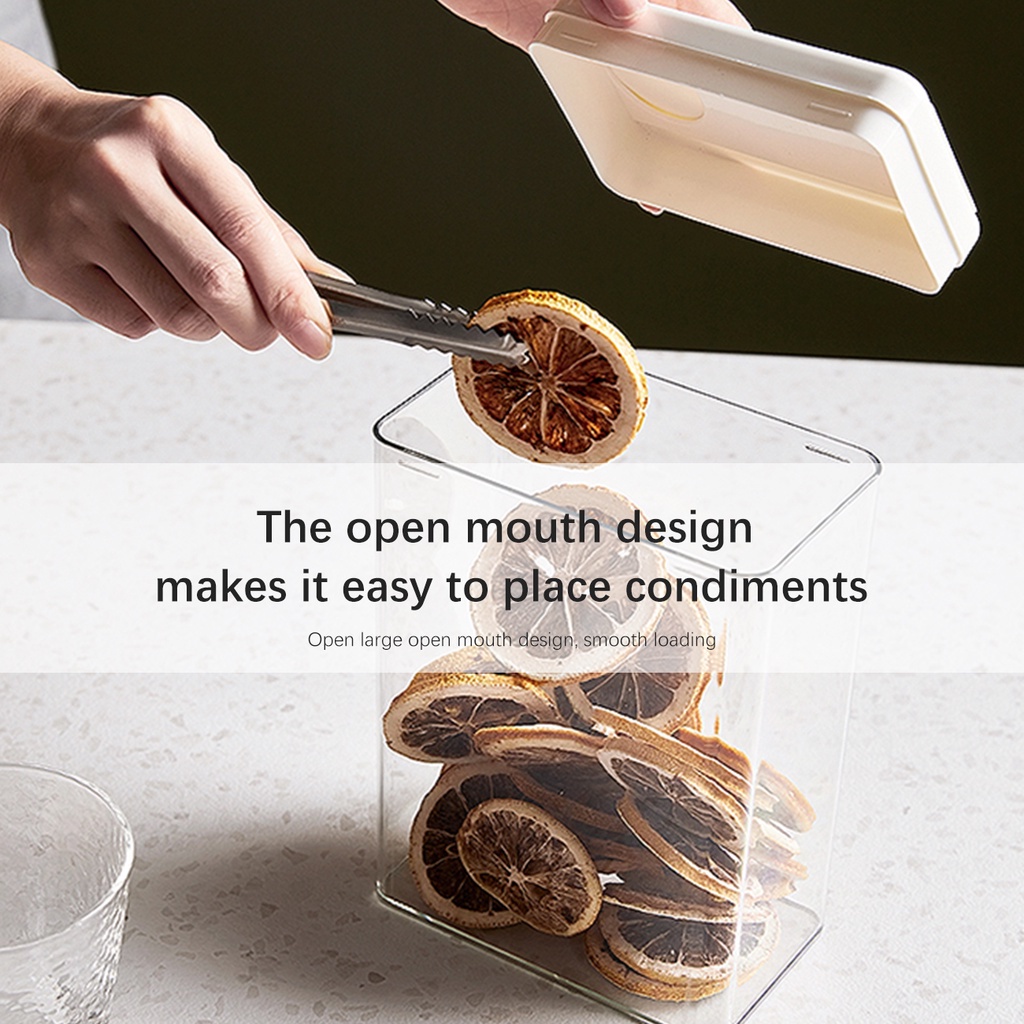 Hộp nhựa JUJIAJIA trong suốt đựng thực phẩm cỡ lớn 2.3L tiện dụng