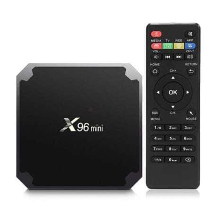 Mới Tv Box Android 7.1 Nougat X96 Mini Ram 2g Rom 16g Và Phụ Kiện